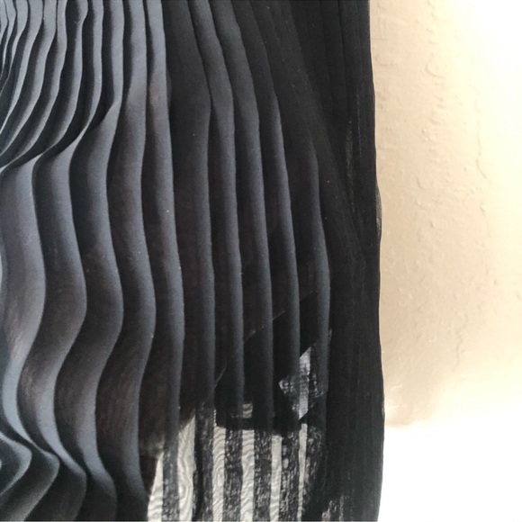 French Connection black sleeveless pleated top size 6 - Picture 10 of 16